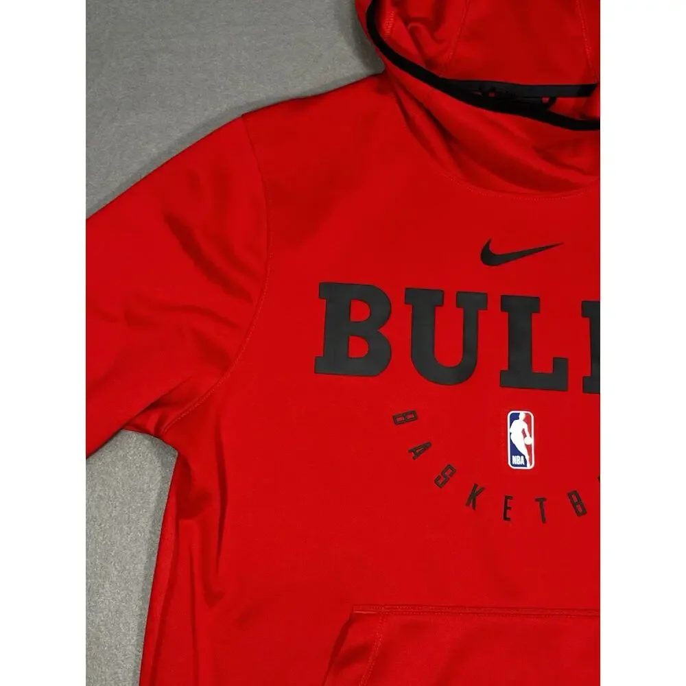 Nike Dri-FIT Chicago Bulls NBA Basketball Hoodie Red Men’s Large